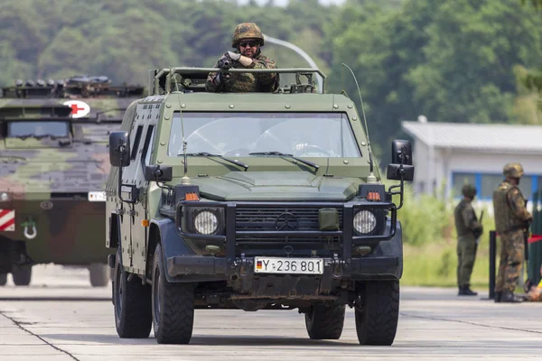 Німецька світло броньовані патрульної машини Enok — стокове фото