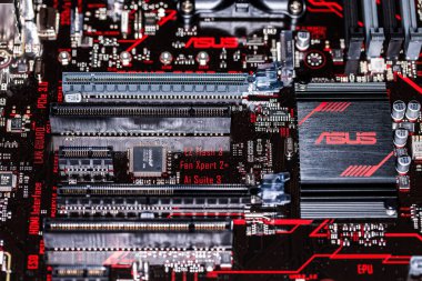 Asus Prime 350 artı anakart üzerinde merkezi işlem birimi için bilgisayar taban plakası