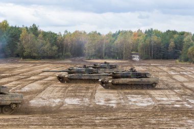 savaş sürücülerde Alman ana muharebe tankları