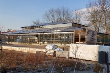 bir bahçe bahçecilik Show yakınındaki bina bir sera