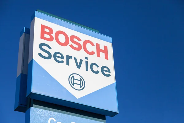 Fuerth Deutschland Februar 2018 Bosch Logo Der Nähe Eines Bosch — Stockfoto