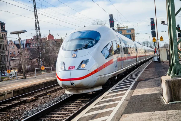 Fuerth Duitsland Maart 2018 Ice Intercity Express Trein Van Deutsche — Stockfoto