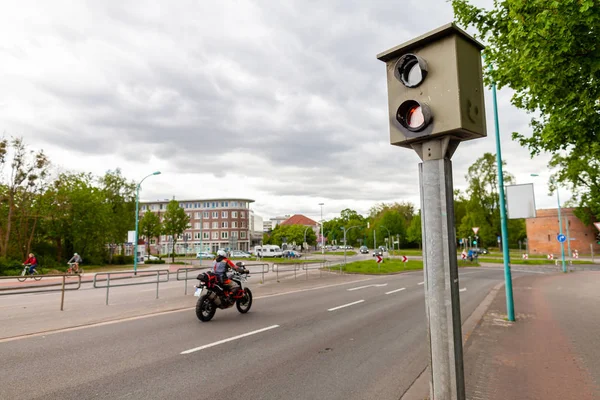 Trampa Radar Alemana Encuentra Cerca Una Calle — Foto de Stock