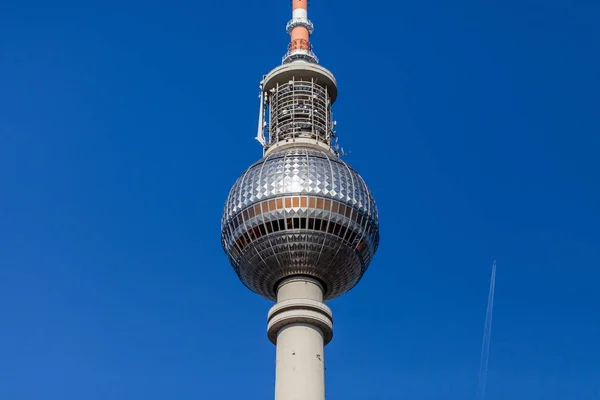 柏林电视塔 电视塔 是在中央 德国柏林电视塔 — 图库照片