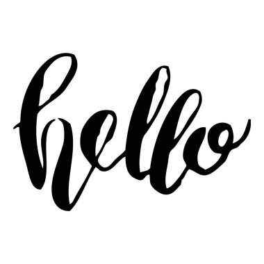 Handdrawn yazı aşk ifade.