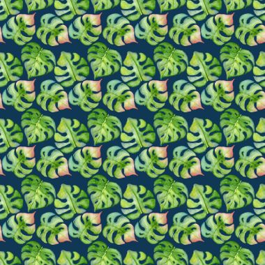 Tropik yapraklar pürüzsüz desen