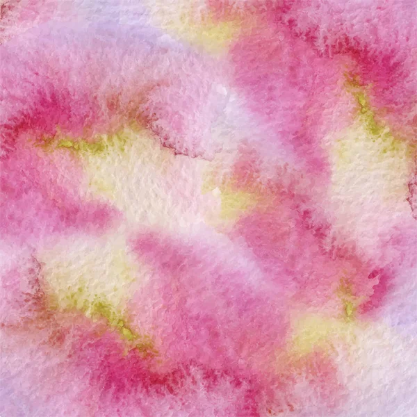 Aquarell lila und rosa abstrakten Hintergrund mit Wasch-Vektor-Illustration — Stockvektor