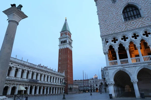 Palazzo Ducale, San Marco plein Venetië Italië — Stockfoto