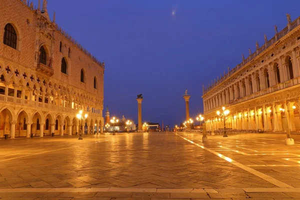 Palazzo Ducale, San Marco plein Venetië Italië — Stockfoto