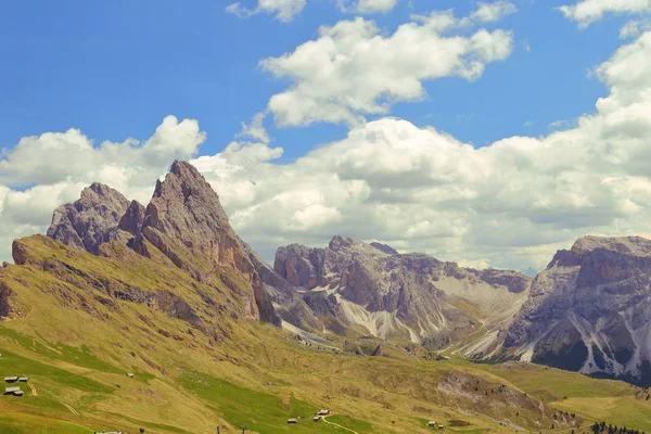 Montaña Seceda en los Dolomitas Italia — Foto de Stock