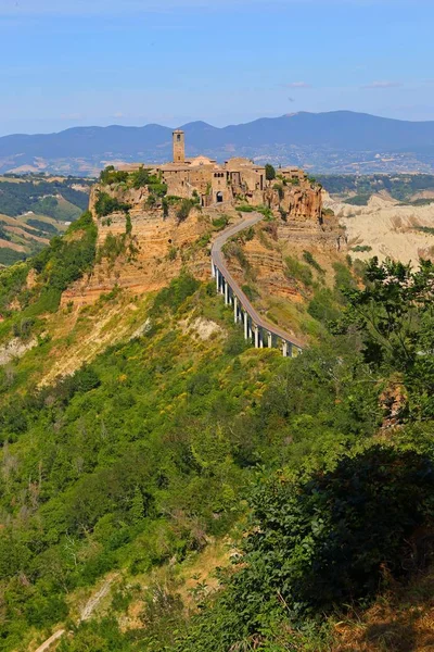 Viterbo eyaletinde İtalya kasabada Civita di Bagnoregio,