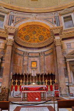 Pantheon 'un İçi Roma, İtalya