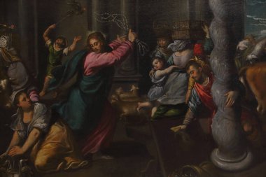  Capitoline Müzesi 'ndeki antika sanat eserleri. Capitoline Hill - Roma, İtalya