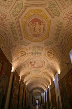 Vatikan Müzesi Roma, İtalya 'da antik sanat eserleri