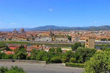 Piazzale Michelangelo, Floransa, İtalya Floransa güzel manzara.