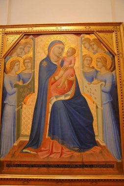 Uffizi Galerisi 'nde (Galleria degli Uffizi) sergilenen tablolar, Floransa, İtalya