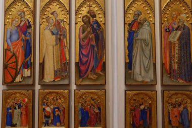 Uffizi Galerisi 'nde (Galleria degli Uffizi) sergilenen tablolar, Floransa, İtalya