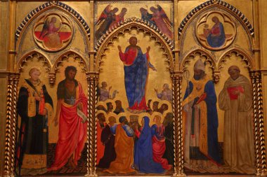 Uffizi Galerisi 'nde (Galleria degli Uffizi) sergilenen tablolar, Floransa, İtalya