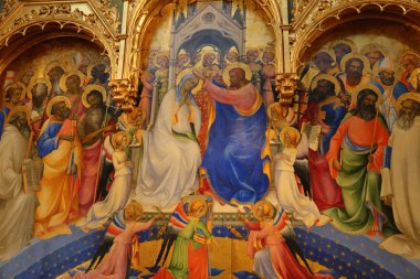 Uffizi Galerisi 'nde (Galleria degli Uffizi) sergilenen tablolar, Floransa, İtalya