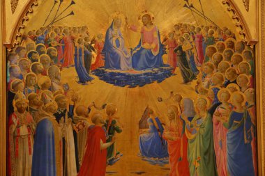 Uffizi Galerisi 'nde (Galleria degli Uffizi) sergilenen tablolar, Floransa, İtalya