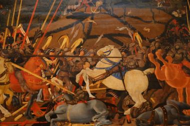 Uffizi Galerisi 'nde (Galleria degli Uffizi) sergilenen tablolar, Floransa, İtalya
