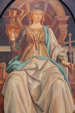 Uffizi Galerisi 'nde (Galleria degli Uffizi) sergilenen tablolar, Floransa, İtalya