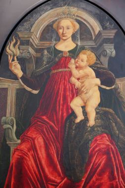 Uffizi Galerisi 'nde (Galleria degli Uffizi) sergilenen tablolar, Floransa, İtalya