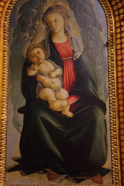 Uffizi Galerisi 'nde (Galleria degli Uffizi) sergilenen tablolar, Floransa, İtalya