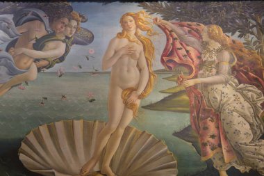 Uffizi Galerisi 'nde (Galleria degli Uffizi) sergilenen tablolar, Floransa, İtalya