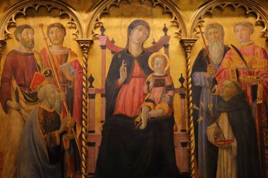 Uffizi Galerisi 'nde (Galleria degli Uffizi) sergilenen tablolar, Floransa, İtalya