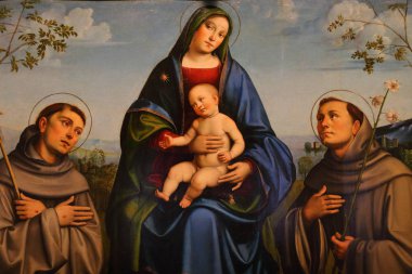 Uffizi Galerisi 'nde (Galleria degli Uffizi) sergilenen tablolar, Floransa, İtalya