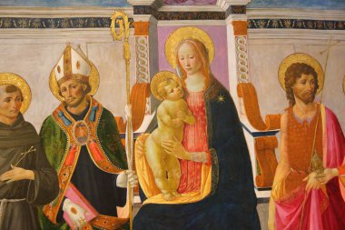 Uffizi Galerisi 'nde (Galleria degli Uffizi) sergilenen tablolar, Floransa, İtalya