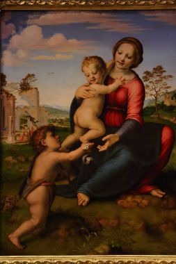 Uffizi Galerisi 'nde (Galleria degli Uffizi) sergilenen tablolar, Floransa, İtalya