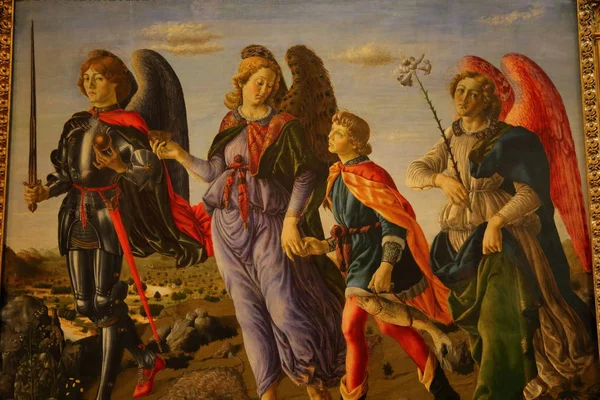 Uffizi Galerisi 'nde (Galleria degli Uffizi) sergilenen tablolar, Floransa, İtalya