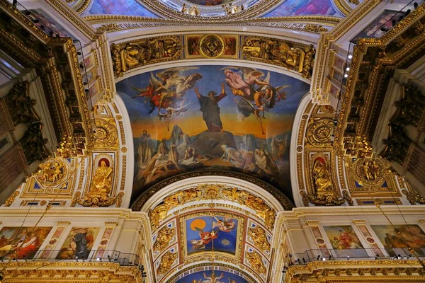 Interior Saint Isaac Cathedral Saint Petersburg Russia — Stock Photo, Image
