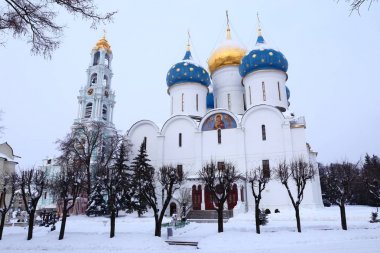 Kutsal Trinity-St Sergius Lavra Sergiev Posad Moskova Bölgesi Rusya.