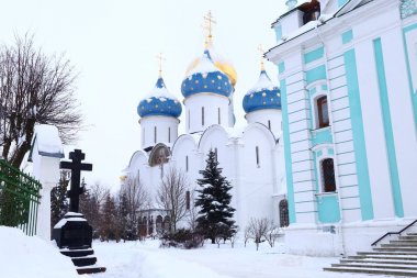 Kutsal Trinity-St Sergius Lavra Sergiev Posad Moskova Bölgesi Rusya.