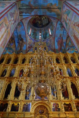 İç Dormition - varsayım Katedrali. St Sergius Trinity Lavra