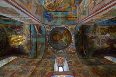 İç Dormition - varsayım Katedrali. St Sergius Trinity Lavra