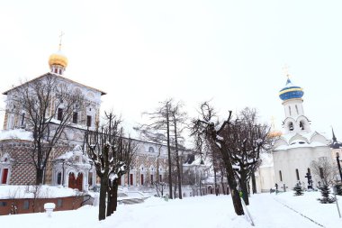 Kutsal Trinity-St Sergius Lavra Sergiev Posad Moskova Bölgesi Rusya.