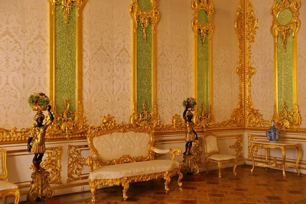 Saint Petersburg Russia Febrero 2018 Interior Catherine Palace Palacio Rococo —  Fotos de Stock