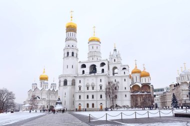 Ivan büyük çan kulesi karmaşık katedral Meydanı Moskova Kremlin ' içinde. 