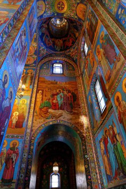 Savior dökülen kan, St Petersburg Rusya üzerinde kilisenin iç