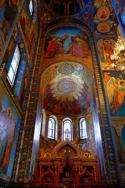 Savior dökülen kan, St Petersburg Rusya üzerinde kilisenin iç