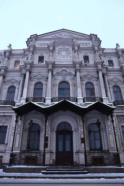 Vista Rua Dos Edifícios Estrada Dique Palácio Saint Petersburg Russia — Fotografia de Stock
