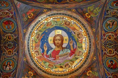 Savior dökülen kan, St Petersburg Rusya üzerinde kilisenin iç