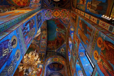 Savior dökülen kan, St Petersburg Rusya üzerinde kilisenin iç