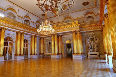 Armorial Hall interior of the State Hermitage (Winter Palace)  clipart