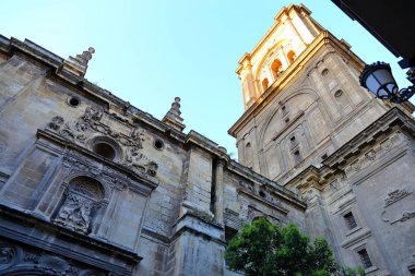 Granada, Endülüs, İspanya 'daki Sagrario Kilisesi (Iglesia del Sagrario).