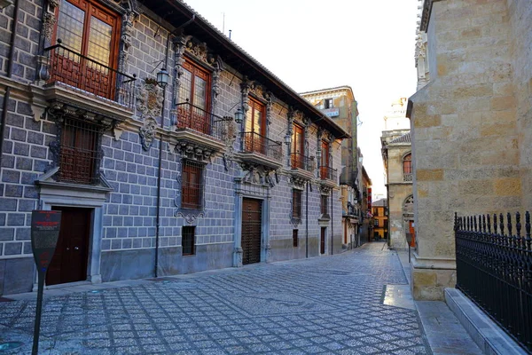 Calle Vista Sección Histórica Granada Andalucía España Arquitectura Española Europa — Foto de Stock